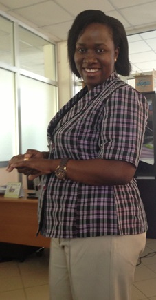 Anita at the Tanzania Food and Drug Authority Anita at the Tanzania Food and Drug Authority