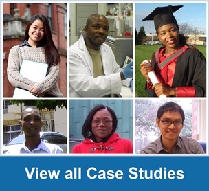 View all case studies - montage of profiles