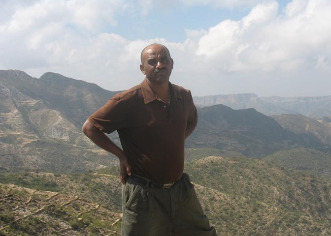 Getu conducting an inventory of heritage in the Tigray Region of northern Ethiopia Getu conducting an inventory of heritage in the Tigray Region of northern Ethiopia